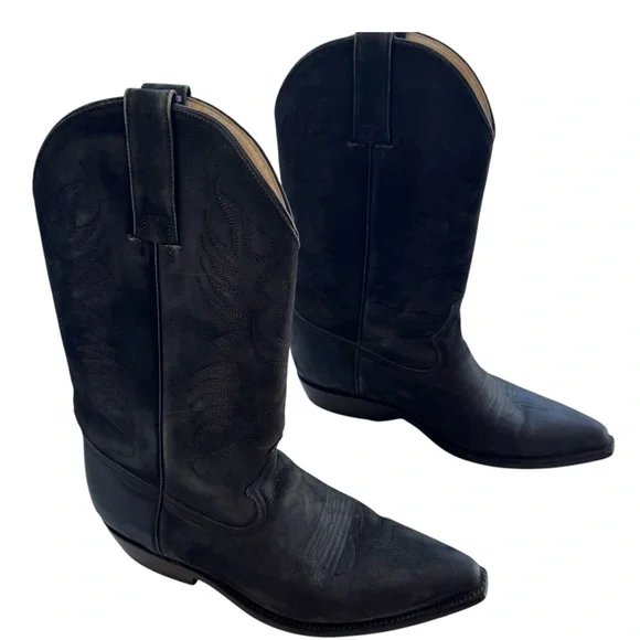 pistolero | Shoes | Pistolero Western Black Leather Boots Pointed